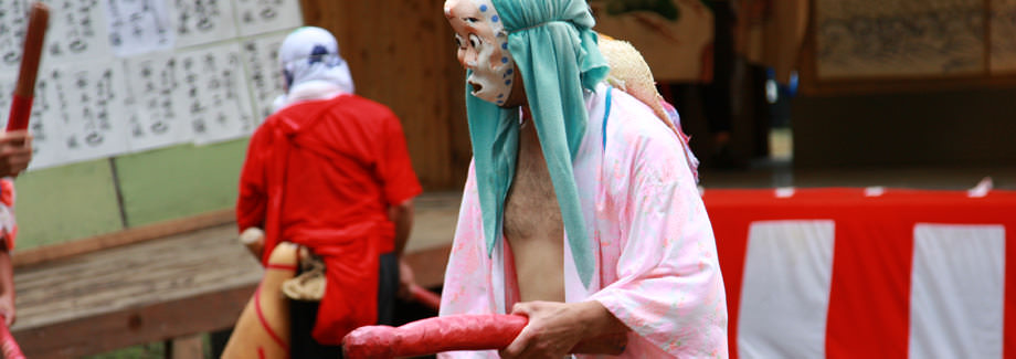 千国諏訪神社のささらすり