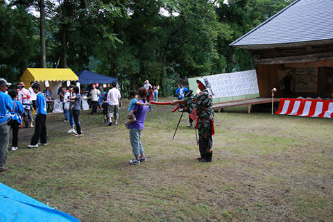 千国諏訪神社のささらすり